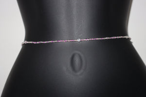 Mysterious purple waist beads